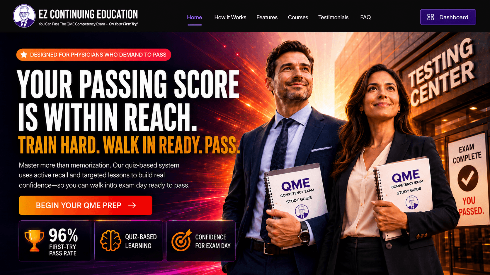 EZ CONTINUING EDUCATION - QME Competency Exam Preparation & Test Simulation